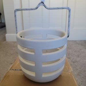 New, in box Pottery Barn lantern/candle holder